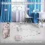 Robotic Interactive Cat Toy, Automatic Cat Toys for Indoor Cats, Electronic Kitty Toy with 2 Feathers, USB Charging 360° Self Rotating LED Ball for All Floors and Carpets Bonus Cat Feather Bell Toy