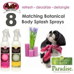 Best Shot Pet Scentament Spa Botanical Body Splash, Lemon Vanilla, 8 oz