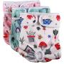 vecomfy Dog Diapers Female for Medium Dogs,(3 Pack) Premium Washable Reusable Leakproof New Born Puppy Nappies,L