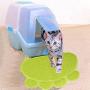 CocoStore Easy to Use Dog Puppy Pet Cat Dish Bowl Feeding Food Mat Paw Shape PVC Placemat Wipe Clean
