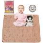 SharpStuff Reusable Potty Training Pee Pads for Puppy Dog Pet & Baby Washable Organic Cotton Waterproof 2pk Large (27''x35'') Mats for Housebreaking Whelping Travel & Incontinence Bed Mattress Protector