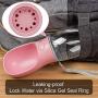 KINTEN Dog Water Bottle, Portable Dog Water Dispenser with Drinking Bowl, Leak-Proof Water Bottle for Pets Walking, Traveling, Hiking