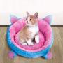 Apofly 3PCS/Set Overhead Cat Bowl Pet Feeder Overhead Cat Feeding Bowl Cat Bowl with Stand Transparent Cat Ear Shaped Pet Bed Washable Dog Cat Sleeping Bed Pet Bed Cushion