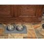 PetFusion Waterproof Pet Food Mat - (Multiple sizes for dogs & cats). FDA Grade Silicone [Superior Hygiene, Non-Toxic, Hypoallergenic, Multiple Sizes]