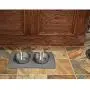 PetFusion Waterproof Pet Food Mat - (Multiple sizes for dogs & cats). FDA Grade Silicone [Superior Hygiene, Non-Toxic, Hypoallergenic, Multiple Sizes]
