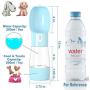 iiDesign Dog Water Bottle for Walking, Portable Dog Water Bottles with Drinking and Feeding Function, Dog Travel Water Bottle, Pet Water Bottle for Outdoor Hiking Walking Travel