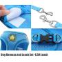 Zhongde No Pull Dog Harness and Leash Set for Small Medium Large Dogs, Adjustable Step in Pet Vest, Easy Control Breathable Mesh Harnesses with Reflective Straps