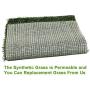 Synturfmats Indoor Pet Potty Patch Puppy Pee Training Pad, Deluxe 3 Pieces Dog Relief System with Drawer, Green, Medium with Drawer 20''x25''x2''