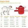 BWOGUE Santa Dog Costume Christmas Pet Clothes Santa Claus Riding Pet Cosplay Costumes Party Dressing up Dogs Cats Outfit for Small Medium Large Dogs Cats