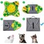 Vemupohal Snuffle Mat for Dogs,with Dog Bells-,Dog Puzzle to Encourage Dogs to Hunt Naturally,Stimulating Intelligence and Relieving Stress,Train Your Dog to Eat Regularly