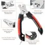 KISSIN Dog Nail Clippers Trimmer Set - Quick Safety Guard to Avoid Overcutting 4-in-1 Stainless Steel Pet Nail Clippers - Start Professional & Safe Pet Grooming at Home KISSIN Dog Nail Clippers Trimmer Set - Quick Safety Guard to Avoid Overcutting 4-in-1 Stainless Steel Pet Nail Clippers - Start Professional & Safe Pet Grooming at Home