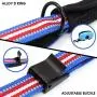 Didog Dog Safety Seat Belt, Dog Vehicle Car Harness/Leash with Handle for Car Travel Walking,Adjustable Dog Leashes Fit Small Medium Large Dogs,Blue Didog Dog Safety Seat Belt, Dog Vehicle Car Harness/Leash with Handle for Car Travel Walking,Adjustable Dog Leashes Fit Small Medium Large Dogs,Blue