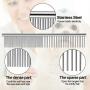 Lamoutor 3 Pack Pet Stainless Steel Combs 3 Size Dog Comb for Dog and Cat Pet