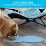 Dog Food Mat - Pet Feeding Mats for Floors - Waterproof Silicone Placemat for Water Bowl, Dish and Tray Dog Food Mat - Pet Feeding Mats for Floors - Waterproof Silicone Placemat for Water Bowl, Dish and Tray