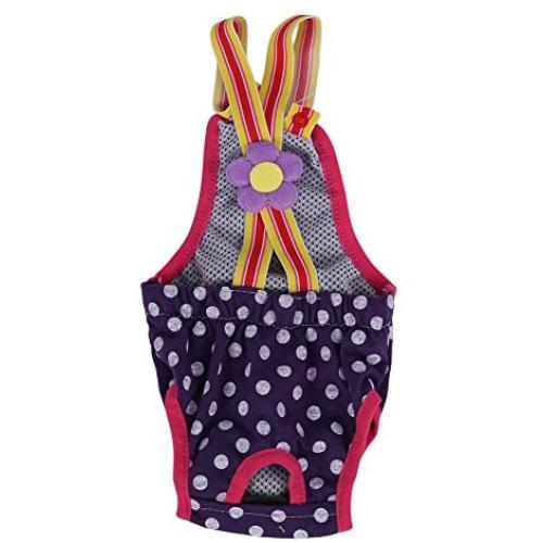 Fdit Puppy Dog Diapers Physiological Pants (M) (Be Careful, The Size May be not so Accurate)