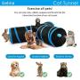 Gelma Cat Tunnel, Cat Tunnels for Indoor Cats, Tube Cat Toys 3 Way Collapsible, Kitty Tunnel Bored Cat Pet Toys Peek Hole Toy Ball Cat, Puppy