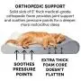 Furhaven Pet - Plush Ergonomic Orthopedic Foam Mattress Dog Bed, Round Snuggery Hooded Dog Bed, and ThermaNAP Self-Warming Quilted Cat Bed Pad for Dogs and Cats - Multiple Styles, Sizes, and Colors