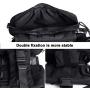 Elitezip Dog Backpack, Nylon Dog Pack Hound Saddle Bag Backpack with Two Side Pockets for Travel Camping Hiking