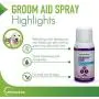 Vetoquinol Groom-Aid Detangler & Deodorizer Spray for Dogs & Cats, 7oz Vetoquinol Groom-Aid Detangler & Deodorizer Spray for Dogs & Cats, 7oz