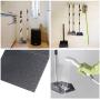 NOYAL Dog Pooper Scooper for Small to Large Dogs, 3 Pack Adjustable Tray, Rake and Poop Scooper, Perfect for Gravel, Grass and Concrete