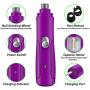 Dog Nail Grinder Pet Nail Grinder Upgraded Professional 4-Port Rechargeable Pet Nail Trimmer Electric Low Noise Dog Nail Clipper Trimmer Painless Paw Grooming&Smoothing for Small Medium Large Dog&Cat