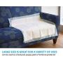 Medline - MSC282070LB Heavy Absorbency Underpads, 36'' x 36'' Quilted Fluff and Polymer Disposable Underpad, 50 Per Case, Great Protection as Bed Pads and Pee Pads