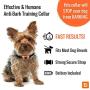 Dog Bark Collar - Stop Dogs Barking Fast! Safe Anti Barking Devices Training Control Collars, Small, Medium and Large pet Deterrent. No Shock, Remote or citronella. Sound, Vibration Training Device