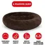The Dog’s Bed Sound Sleep Donut Dog Bed & Cat Bed, Original Calming Anti-Anxiety Premium Quality Plush Nest Snuggler - with Removable Cover The Dog’s Bed Sound Sleep Donut Dog Bed & Cat Bed, Original Calming Anti-Anxiety Premium Quality Plush Nest Snuggler - with Removable Cover