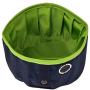 Puppia PLRA-PB9326-NY-FR Navy Trek Round Portable Bowl Pet-Bowls, One Size