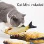 ocijf179 Cats Toy Pet Cats Artificial Plush Fish Shaped Catnip Dental Teeth Care Clean Chewing Toy - S Carp