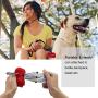 M&J Pet Supplies Dog Poop Bags for Waste Refuse Cleanup, Doggy Roll Replacements for Outdoor Puppy Walking and Travel, Leak Proof and Tear Resistant, Thick Plastic , 5rolls/100 Bags Red