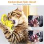 BiaoGan 2 Pack Windmill Cat Toy, Turntable Teasing Pet Toy with Suction Cup Include 1 Green & 1 Yellow, Scratching Tickle Cats Hair Brush Funny Kitten Toys.
