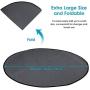 Lukovee Washable Round Dog Pee Pad, 35.435.4 Super Fast Absorbent Reusable Waterproof Comfortable Unscented Puppy Doggy Cat Potty Housebreaking Training Pads Puppy Whelping Mat for Travel Daily Use