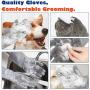 VavoPaw Magic Pet Grooming Gloves, Dog Bathing Shampoo Gloves with High Density Teeth, Heat Resistant Silicone Pet Hair Remover Brush for Cat & Dogs