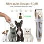 Deeto Dog Clippers, Upgraded Dog Grooming kit,Clippers Low Noise Dog Hair Trimmer with Comb Guides Rechargeable Cordless Pet Clippers for Cats, Dogs, Other Pets