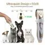 Deeto Dog Clippers, Upgraded Dog Grooming kit,Clippers Low Noise Dog Hair Trimmer with Comb Guides Rechargeable Cordless Pet Clippers for Cats, Dogs, Other Pets