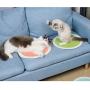N/P Cat Scratch Pad for Small and Medium Cat, Natural Cotton Cat Scratcher Mat, Cat Claw Grinding Pad, Mat for Cat Nest & Protect Carpets and Sofas Alfombrilla para Rascar Gato (Diameter: 14.1''/36CM)
