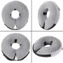 WANTRYAPET Protective Inflatable Collar, Inflatable Comfy Cone for Dogs and Cats, Soft Dog Cone After Surgery Pet Recovery Collar Prevent Dogs from Biting & Scratching