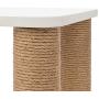 LOVEPET Luxury Cat House Bookshelf Rack Large Cat Tower，Cat Furniture,Cat Jumping Platform,White (15'' X 30'' X 58.3'')