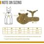 OneTigris Large Tactical Dog Harness, No Pull Adjustable Dog Harness with 3 Handles/Backpack Pouch,Service Dog Vest for Training Walking Hiking(Coyote Brown,L)