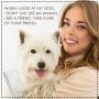 BRIGHT PAWS 2-in-1 Pet Stainless Steel Grooming Comb,Dog Cat Comb Tool,7 1/2'' Pet Combs Set,Rounded Teeth Pet Comb for Large, Medium and Small Dogs,Cats with Tangled Short/Long Hair
