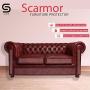 scree Scarmor Furniture Protector- to Furniture from Pets- 10Pcs Self Adhesive Vinyl Included- Protection from Cat & Dog Scratches-Pad Deterrent for Doors, Walls, Upholstery & Mattresses