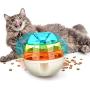 JMXAFMY Dog Pet Cat Treat Dispenser Ball Toy Interactive Treat Cat Toys Activity Snackball Tumbler Design