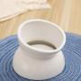 LIONWEI LIONWELI Ceramic Small Elevated Cat Dog Bowl Raised Cat Food Water Bowl Dish no Spill Pet Comfort Feeding Bowls
