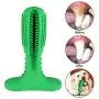 JINGSHENG FDA Dog Toothbrush Chew bite Resistant Toy Dental Oral Hygiene Care Brush Stick Natural Rubber pet Attractive Flavor 2019 Upgraded More bristles Clean dirts …