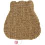 ITSMAOMI Cat Scratcher Mat for Floor, Natural Sisal Cat Scratch Mats, Horizontal Cat Floor Scratching Pad Rug, Protect Carpets and Sofas，23.6 X 15.7 Inch