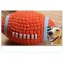 FLYER BOUTIQUE Dog Toys Pet Interactive Latex Sounding Balls Teeth Cleaning Big Football Tennis Rugby Volleyball