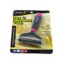 Imilive Dog & Cat Grooming Dematting Rake Comb Brush for mat with 2 Sided Undercoat Rake for Easy Mats Remover & Tangle & Knot Removal Easy Pet Grooming
