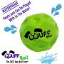 WUFF BALL - The Best Dog Ball Ever! Fun Durable Ultra Bouncy Green Fetch Dog Toy, Fits Ball Launcher