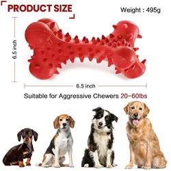 Dog chew Toys Aggressive Sturdy and Durable Dog Toys, Made of Non-Toxic Natural Rubber, Puppies Teething, Suitable for Small Medium and Large Dogs to chew